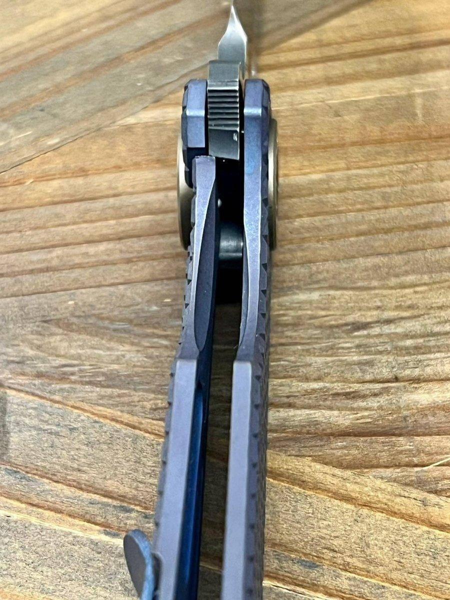 Curtiss F3 Large Wharny Flipper MagnaCut Stonewash Frag-Mill Titanium Bronze (USA) - NORTH RIVER OUTDOORS