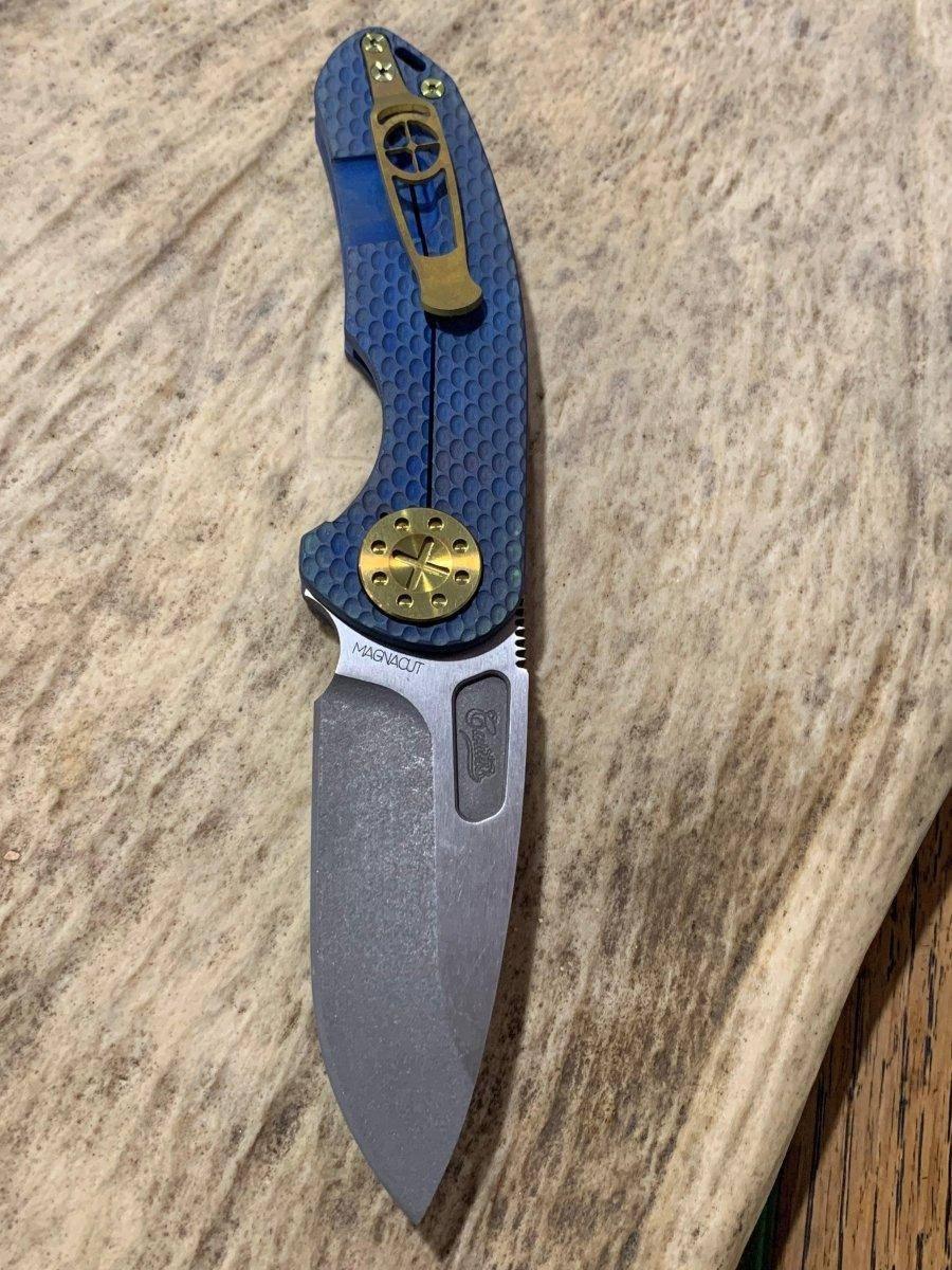 Curtiss F3 Medium Slicer Non Flipper Slim MagnaCut Midnight Blue Limited Editon SPM Mill (USA) - NORTH RIVER OUTDOORS