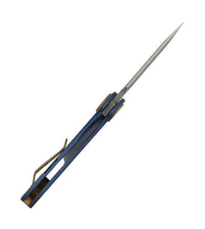 Curtiss F3 Medium Spanto Non Flipper Slim MagnaCut Stonewash SPM Mill "Blue Bird" (USA) - NORTH RIVER OUTDOORS