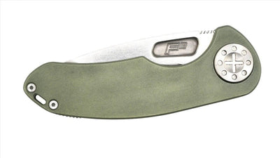 Curtiss F3 Medium Spanto Semi-Custom Non-Flipper Slim MagnaCut Hunter Green Handles (USA) - NORTH RIVER OUTDOORS