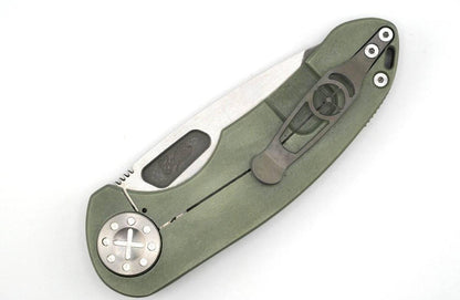 Curtiss F3 Medium Spanto Semi-Custom Non-Flipper Slim MagnaCut Hunter Green Handles (USA) - NORTH RIVER OUTDOORS