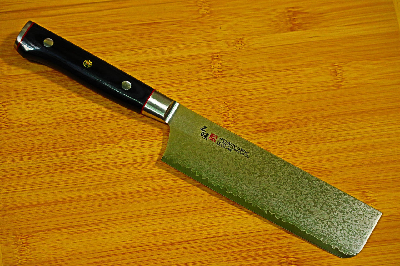 Mcusta Zanmai Classic Pro Nakiri VG-10 Damascus Kitchen Vegetable Knife
