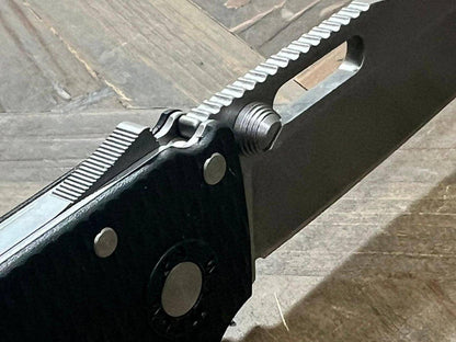 Andrew Demko AD20.5 Shark Lock 205F22 Block Folding Knife AUS-10A Sheepsfoot - NORTH RIVER OUTDOORS