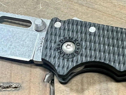 Demko AD 20.5 Shark Lock 205F12 Black Folding Knife AUS-10A Clip Point - NORTH RIVER OUTDOORS