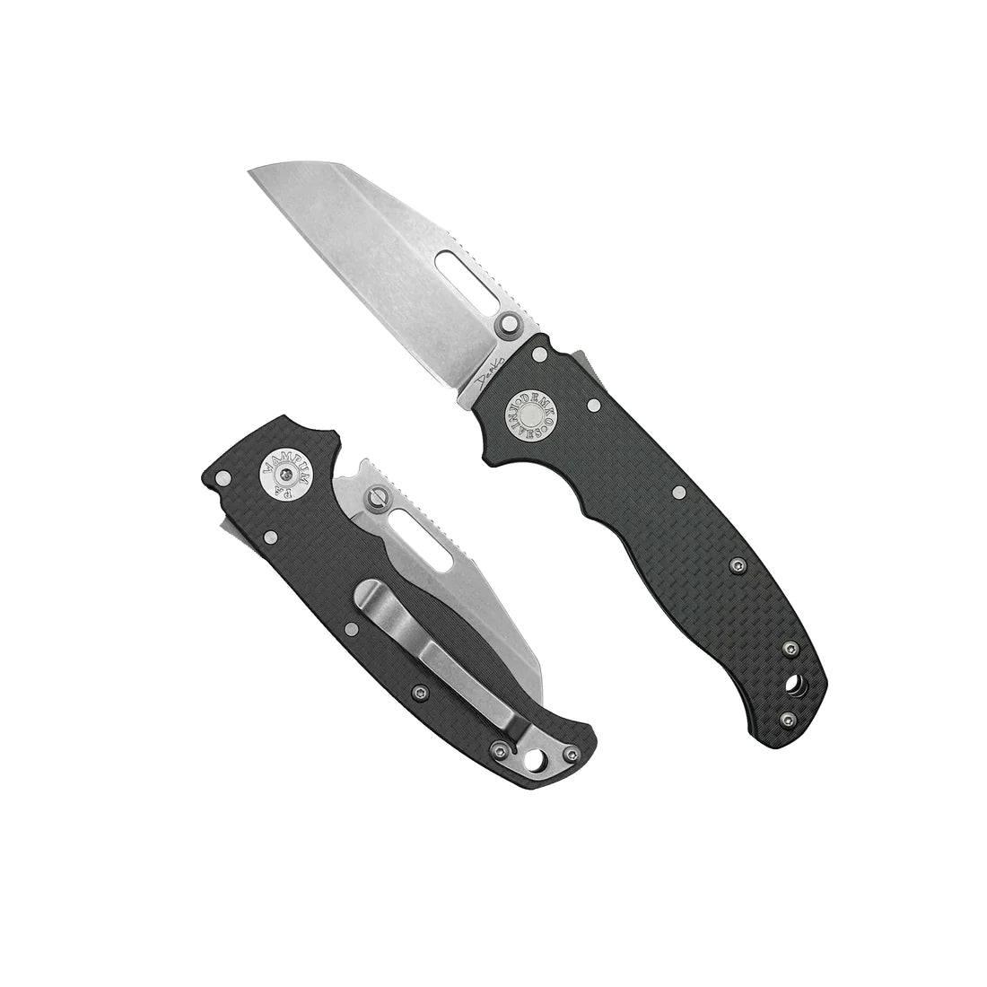 Demko AD20.5 Shark Lock Folding Knife 3" CPM-S35VN Shark Foot Blade Carbon Fiber - NORTH RIVER OUTDOORS