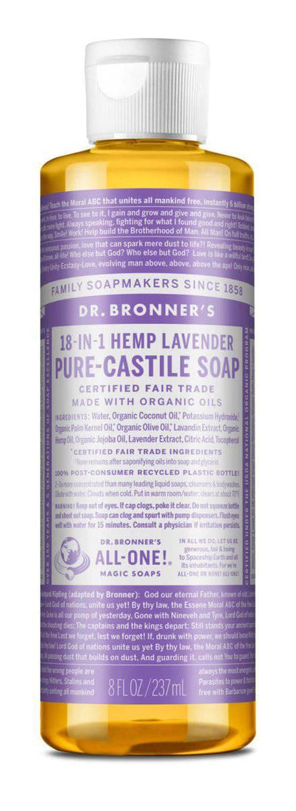 Dr. Bronner's Organic Liquid Soap 8 oz - NORTH RIVER OUTDOORS