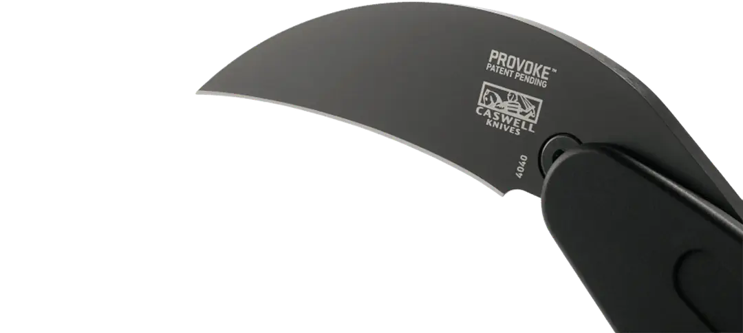 CRKT 4040 Kinematic Provoke Folding Karambit 2.41" D2 Black Plain Blade Aluminum Handles