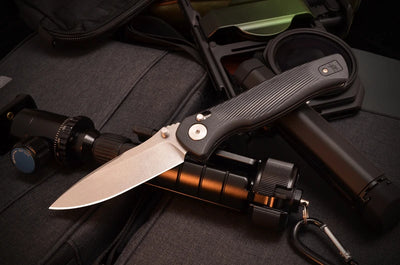 SPARTAN Eleos Crossbar Lock Knife Stonewash (SFBL15SWBK)