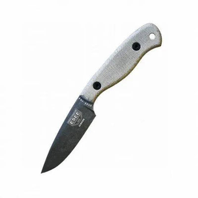 ESEE Camp-Lore Gibson JG3 Bushcraft Fixed Knife Black Stonewash) - NORTH RIVER OUTDOORS