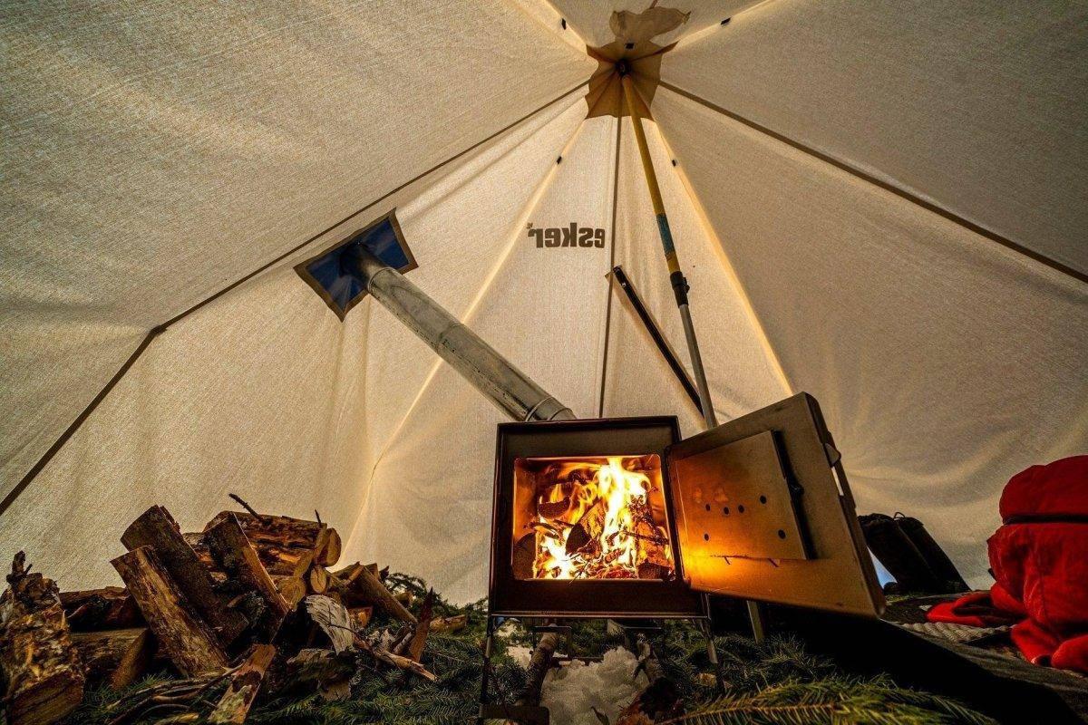 winter tent with stove Esker Superior 2 Winter Tent Stove
