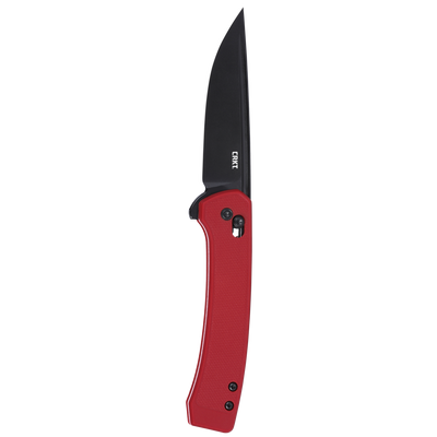 CRKT 7075 Q Compact Crossbar Lock Flipper Knife 3.05" 14C28N Stonewashed