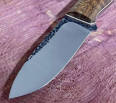 Fiddleback Forge Bushcrafter 4" Blade w/ Curly Ash Handles - NORTH RIVER OUTDOORS
