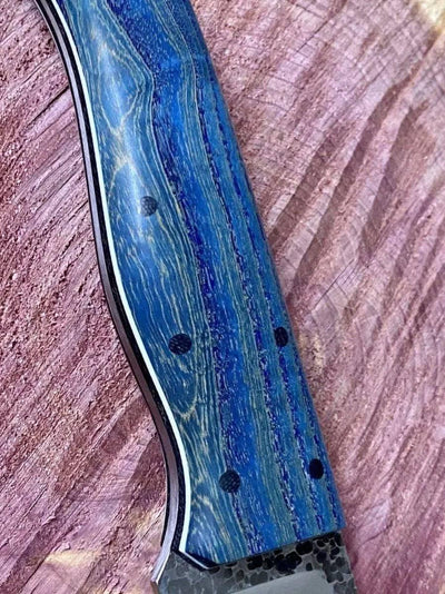 Fiddleback Forge Bushcrafter Sr. Knife w/ Curly Ash Handles - NORTH RIVER OUTDOORS