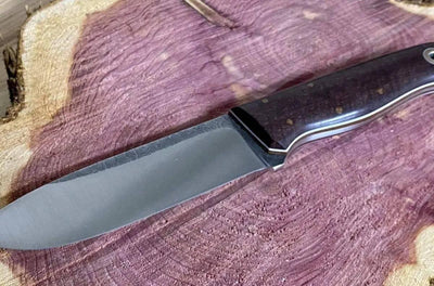 Fiddleback Forge Bushcrafter Sr. Knife w/ Katalox Wood A2 - NORTH RIVER OUTDOORS