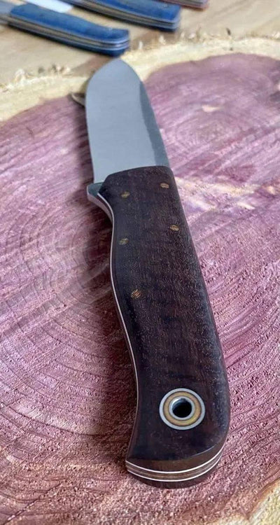 Fiddleback Forge Bushcrafter Sr. Knife w/ Katalox Wood A2 - NORTH RIVER OUTDOORS