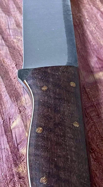 Fiddleback Forge Bushcrafter Sr. Knife w/ Katalox Wood A2 - NORTH RIVER OUTDOORS