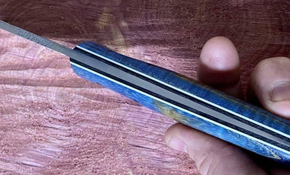 Fiddleback Forge Camp Muk Knife w/ Curly Ash Handles - NORTH RIVER OUTDOORS