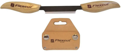 Flexcut KN25 3" Draw Knife with Leather Sheath (USA) - NORTH RIVER OUTDOORS