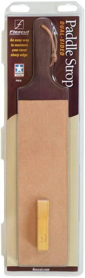 Flexcut PW16 Dual-Sided Paddle Strop w/ Compound (USA) - NORTH RIVER OUTDOORS