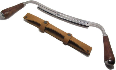 Ramelson 10" Draw Knife w/ Leather Sheath - NORTH RIVER OUTDOORS