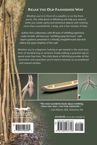 The Little Book of Whittling: Passing Time on the Trail (Book) - NORTH RIVER OUTDOORS