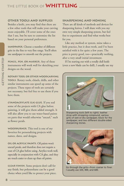 The Little Book of Whittling: Passing Time on the Trail (Book) - NORTH RIVER OUTDOORS