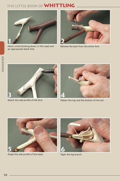The Little Book of Whittling: Passing Time on the Trail (Book) - NORTH RIVER OUTDOORS