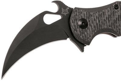 Fox 01FX122 FX-599TIC Folding Karambit 2.55" ELMAX Carbon Fiber - NORTH RIVER OUTDOORS