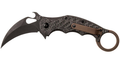 Fox 01FX122 FX-599TIC Folding Karambit 2.55" ELMAX Carbon Fiber - NORTH RIVER OUTDOORS
