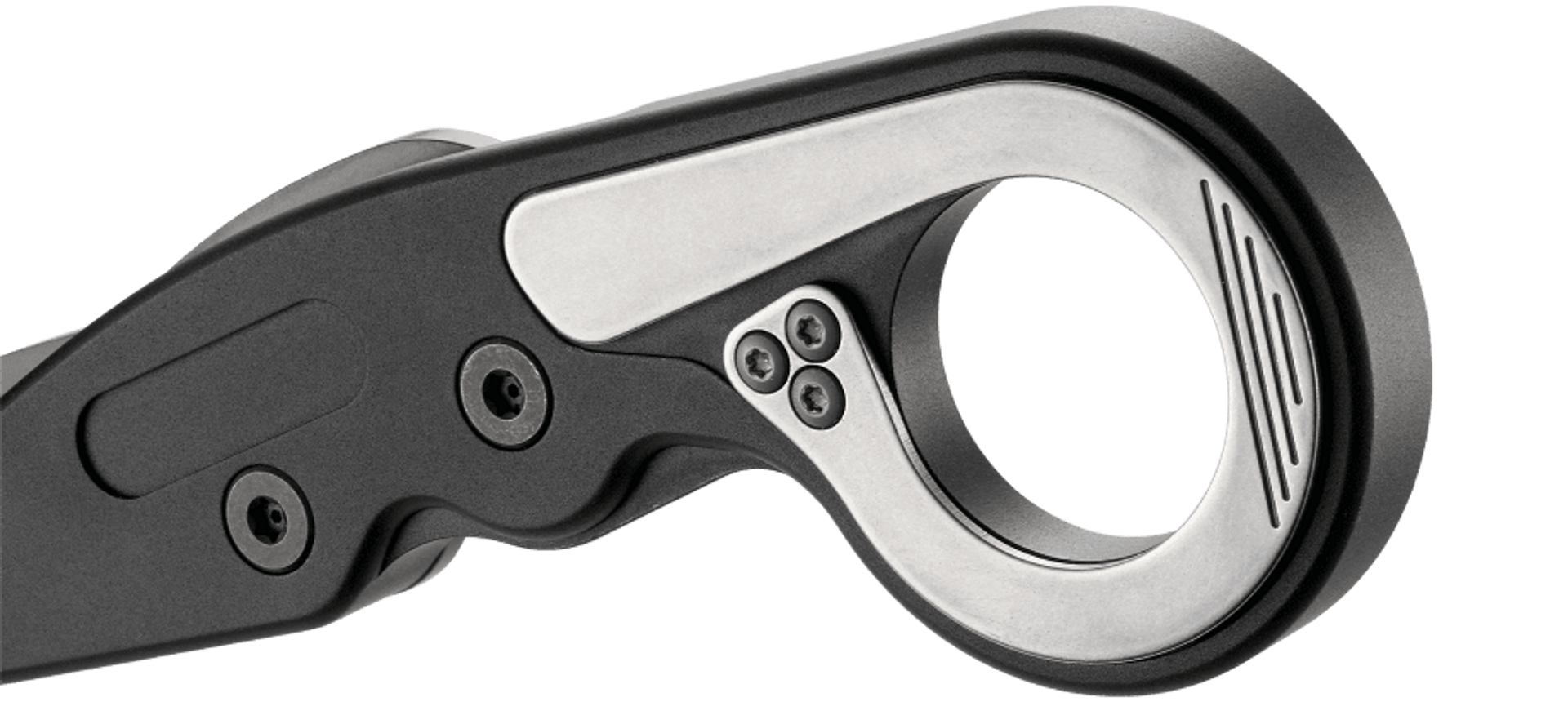 CRKT 4040 Kinematic Provoke Folding Karambit 2.41" D2 Black Plain Blade Aluminum Handles
