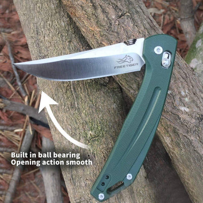 FreeTiger FT31-GR Axis Lock Folding Knife D2 3.43 - NORTH RIVER OUTDOORS