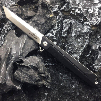 FreeTiger FT902 Flipper Folding Knife 3.54” D2 Blade G10 - NORTH RIVER OUTDOORS