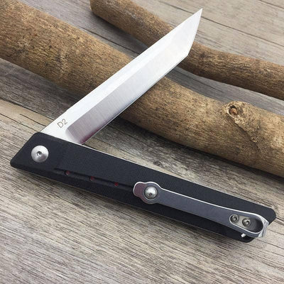 FreeTiger FT902 Flipper Folding Knife 3.54” D2 Blade G10 - NORTH RIVER OUTDOORS