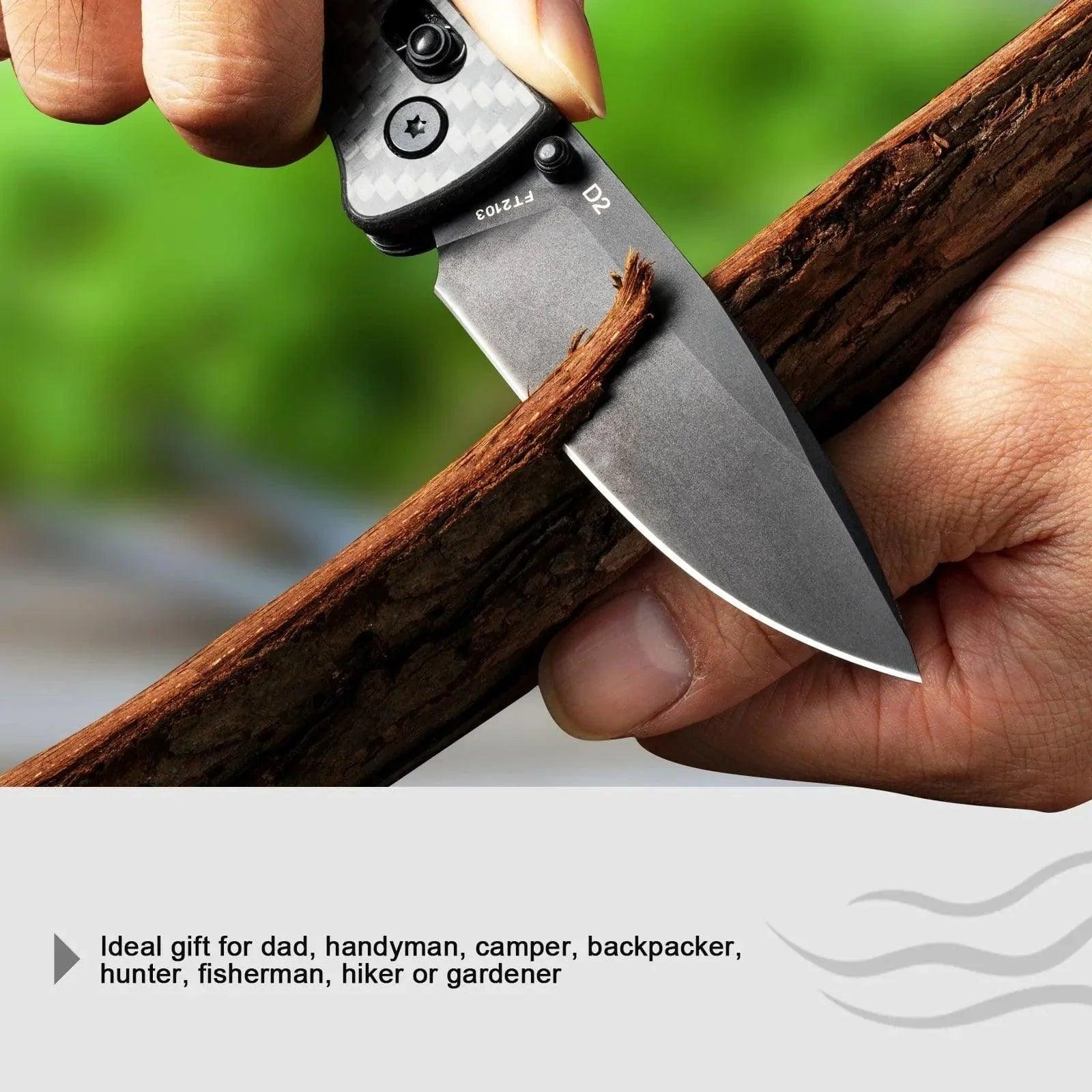 FreeTiger FT2103 Axis Lock Folding Knife D2 3.35" - NORTH RIVER OUTDOORS