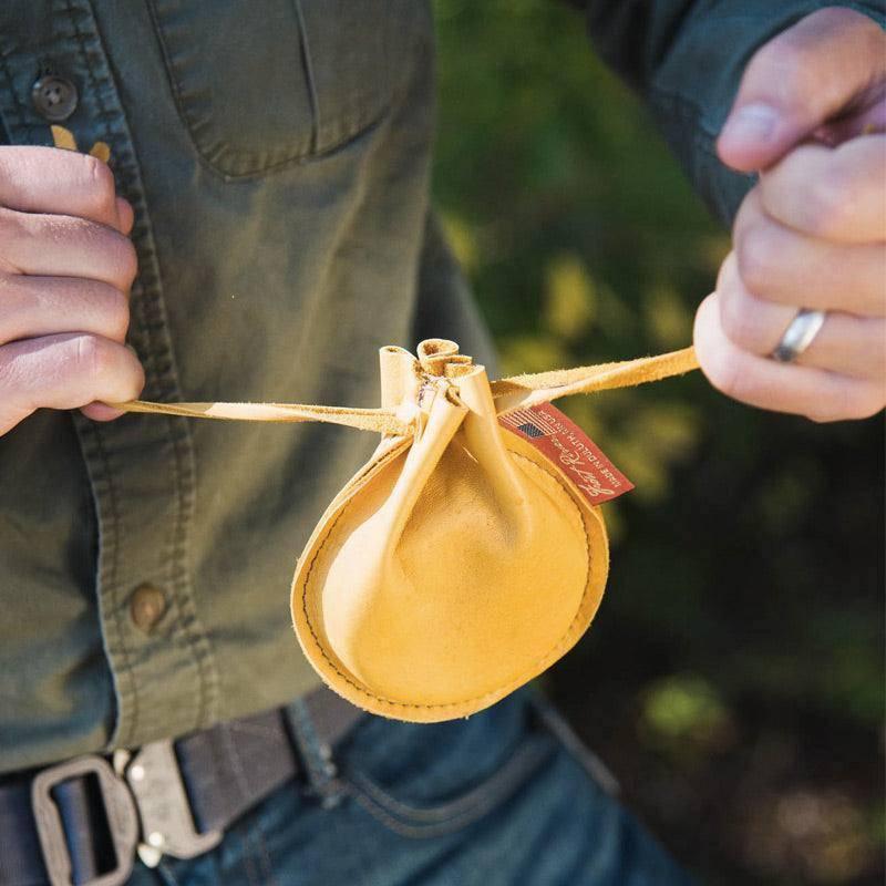 Frost River Buckskin Drawstring Pouch (USA) - NORTH RIVER OUTDOORS