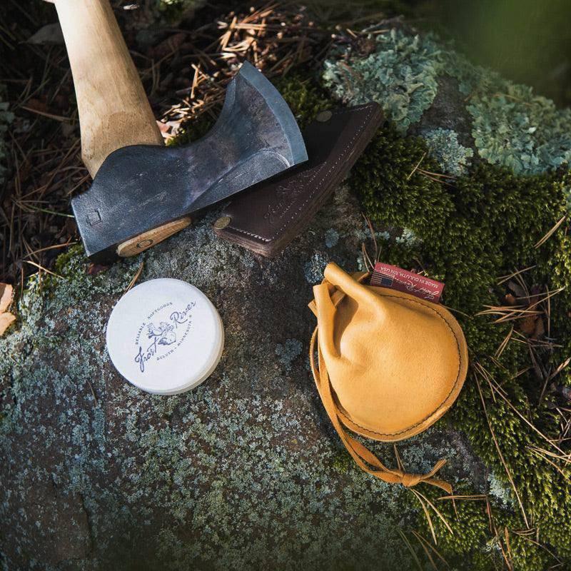 Frost River Buckskin Drawstring Pouch (USA) - NORTH RIVER OUTDOORS