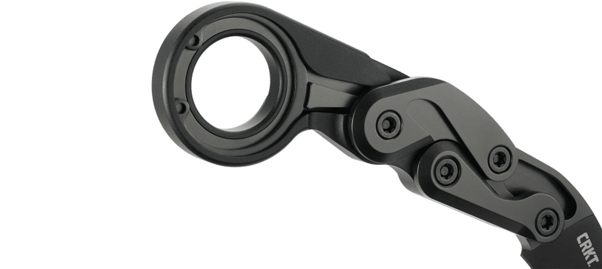 CRKT 4040 Kinematic Provoke Folding Karambit 2.41" D2 Black Plain Blade Aluminum Handles