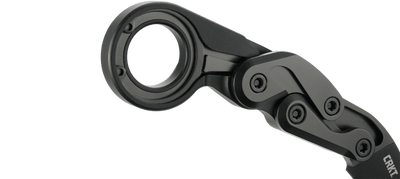 CRKT 4040 Kinematic Provoke Folding Karambit 2.41" D2 Black Plain Blade Aluminum Handles