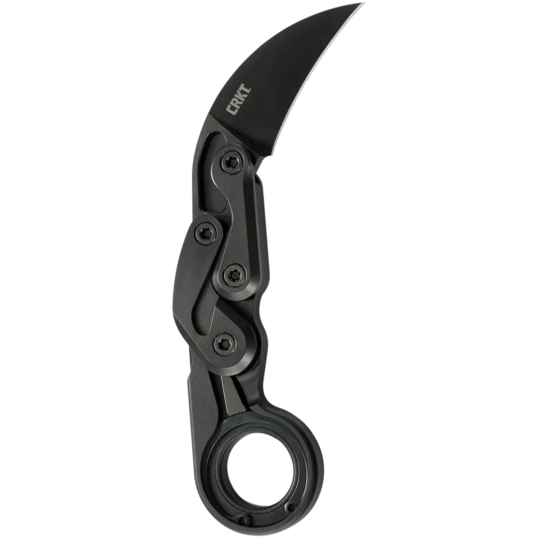 CRKT 4040 Kinematic Provoke Folding Karambit 2.41" D2 Black Plain Blade Aluminum Handles