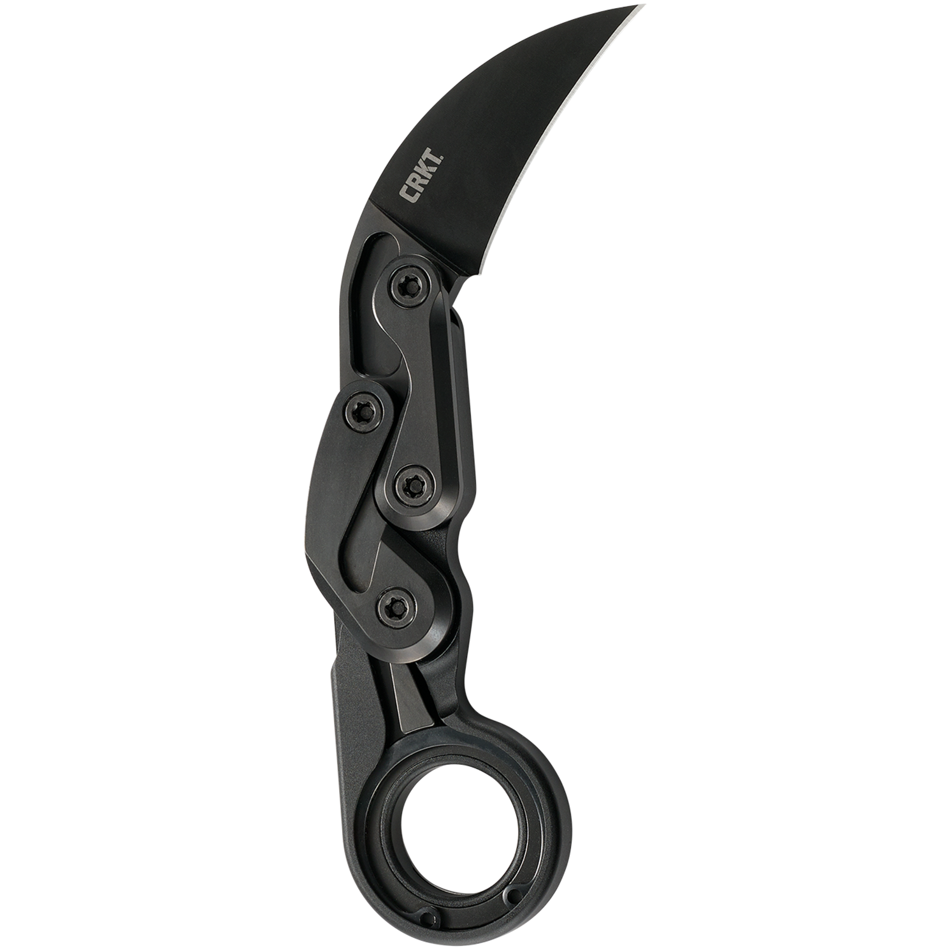 CRKT 4040 Kinematic Provoke Folding Karambit 2.41" D2 Black Plain Blade Aluminum Handles