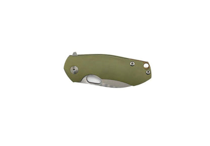 Custom GiantMouse ACE Riv Ti Framelock OD Green Titanium Folding Knife - NORTH RIVER OUTDOORS