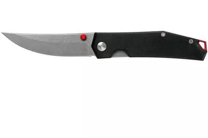 GiantMouse ACE Clyde Folding Knife 3" N690 Satin Blade, Black Aluminum Handles - NORTH RIVER OUTDOORS