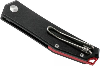 GiantMouse ACE Clyde Folding Knife 3" N690 Satin Blade, Black Aluminum Handles - NORTH RIVER OUTDOORS