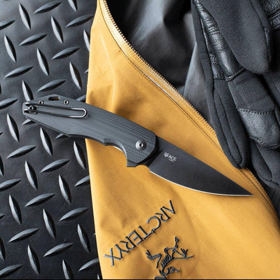 GiantMouse ACE Corta	Black G10 Blackout Folding Knife - NORTH RIVER OUTDOORS