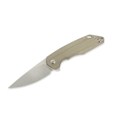 GiantMouse ACE Corta	Green Canvas Folding Knife - NORTH RIVER OUTDOORS