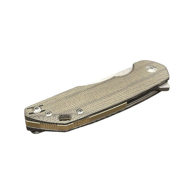 GiantMouse ACE Corta	Green Canvas Folding Knife - NORTH RIVER OUTDOORS