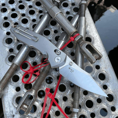 GiantMouse ACE Nazca Titanium Folding Knife - NORTH RIVER OUTDOORS