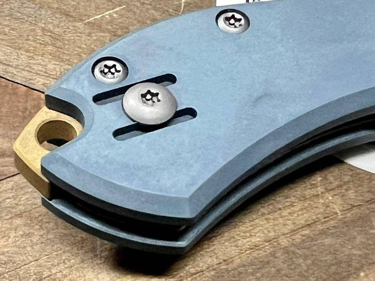 GiantMouse ACE Nibbler Semi-Custom Titanium 20cv Folding Knife - NORTH RIVER OUTDOORS