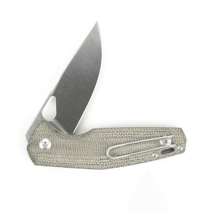 GiantMouse ACE Nimbus V2 Green Canvas Folding Knife - NORTH RIVER OUTDOORS