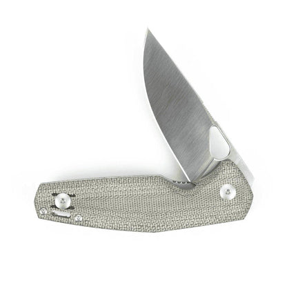 GiantMouse ACE Nimbus V2 Green Canvas Folding Knife - NORTH RIVER OUTDOORS